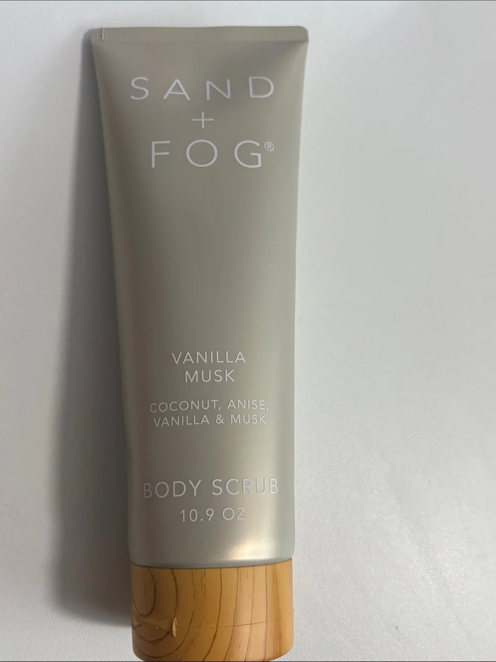 Sand + Fog Vanilla Musk Body Scrub — Cream